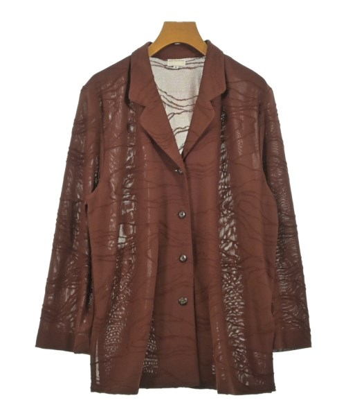 DRIES VAN NOTEN（ドリスヴァンノッテン）カジュアルジャケット 茶 サイズ:M レディース/2200661634028