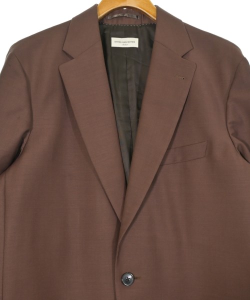 DRIES VAN NOTEN（ドリスヴァンノッテン）テーラードジャケット 茶 サイズ:M メンズ/2200662234012