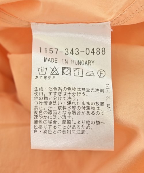 DRIES VAN NOTEN（ドリスヴァンノッテン）カジュアルシャツ オレンジ サイズ:44(S位) メンズ/2200703129574