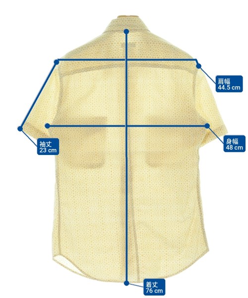 DRIES VAN NOTEN（ドリスヴァンノッテン）カジュアルシャツ 黄 サイズ:48(L位) メンズ/2200711435049