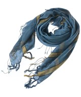 DRIES VAN NOTEN（ドリスヴァンノッテン）ストール 青 サイズ:- メンズ/2200711574052