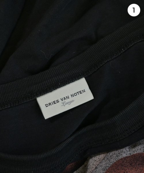 DRIES VAN NOTEN（ドリスヴァンノッテン）Tシャツ・カットソー 黒 サイズ:L メンズ/2200714460048