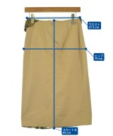 DRIES VAN NOTEN（ドリスヴァンノッテン）ひざ丈スカート ベージュ サイズ:34(XXS位) レディース/2200713856040