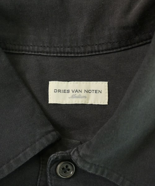 DRIES VAN NOTEN（ドリスヴァンノッテン）ポロシャツ 黒 サイズ:M メンズ/2200715208106