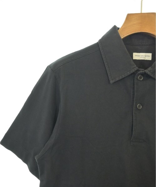 DRIES VAN NOTEN（ドリスヴァンノッテン）ポロシャツ 黒 サイズ:M メンズ/2200715208106