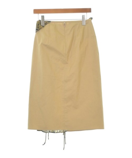 DRIES VAN NOTEN（ドリスヴァンノッテン）ひざ丈スカート ベージュ サイズ:34(M位) レディース/2200712790062