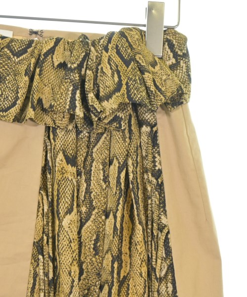 DRIES VAN NOTEN（ドリスヴァンノッテン）ひざ丈スカート ベージュ サイズ:34(M位) レディース/2200712790062