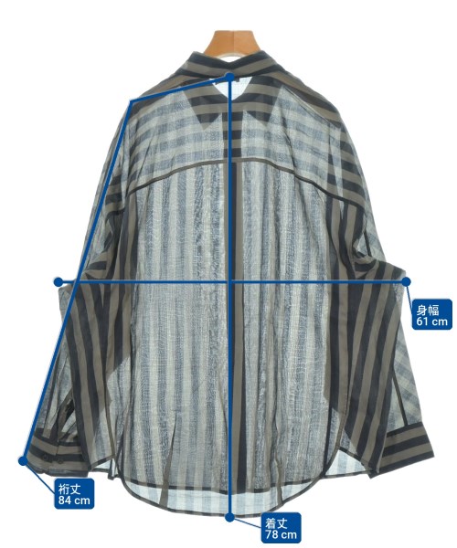 DRIES VAN NOTEN（ドリスヴァンノッテン）カジュアルシャツ グレー サイズ:XS レディース/2200712790093