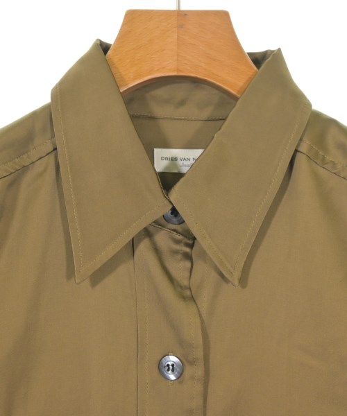 DRIES VAN NOTEN（ドリスヴァンノッテン）カジュアルシャツ カーキ サイズ:S レディース/2200711190238