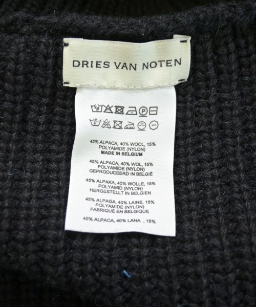 DRIES VAN NOTEN（ドリスヴァンノッテン）ベスト 黒 サイズ:2(M位) メンズ/2200715086537
