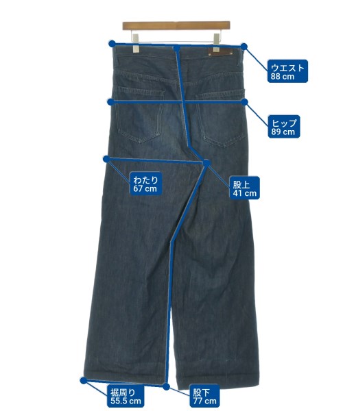 DRIES VAN NOTEN（ドリスヴァンノッテン）デニムパンツ 紺 サイズ:32(L位) メンズ/2200717367023