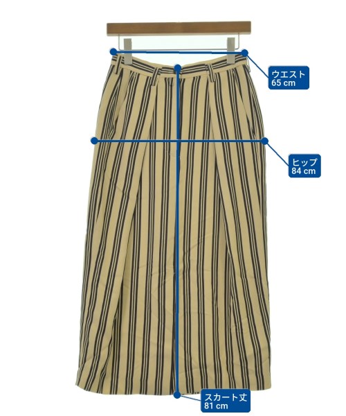 DRIES VAN NOTEN（ドリスヴァンノッテン）ロング・マキシ丈スカート ベージュ サイズ:34(XXS位) レディース/2200708795231