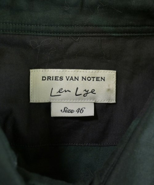 DRIES VAN NOTEN（ドリスヴァンノッテン）カジュアルシャツ 緑 サイズ:46(M位) メンズ/2200718293291