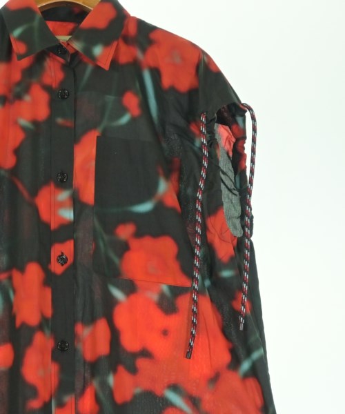 DRIES VAN NOTEN（ドリスヴァンノッテン）シャツワンピース 赤 サイズ:36(XS位) レディース/2200645225013