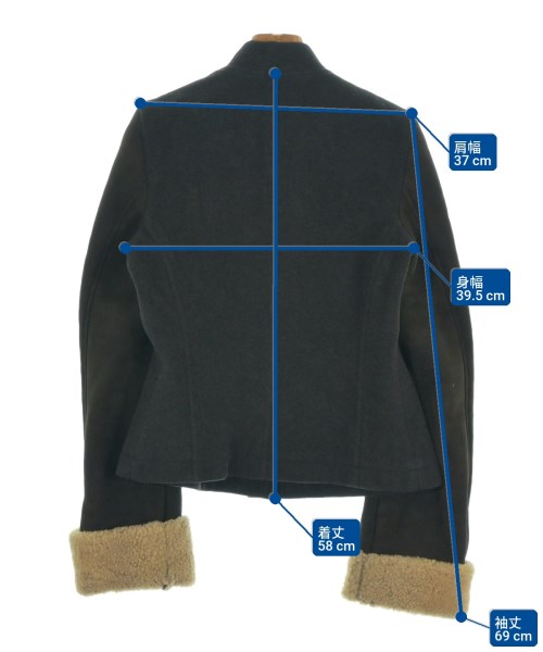 DRIES VAN NOTEN（ドリスヴァンノッテン）ブルゾン 茶 サイズ:36(XS位) レディース/2200645566079