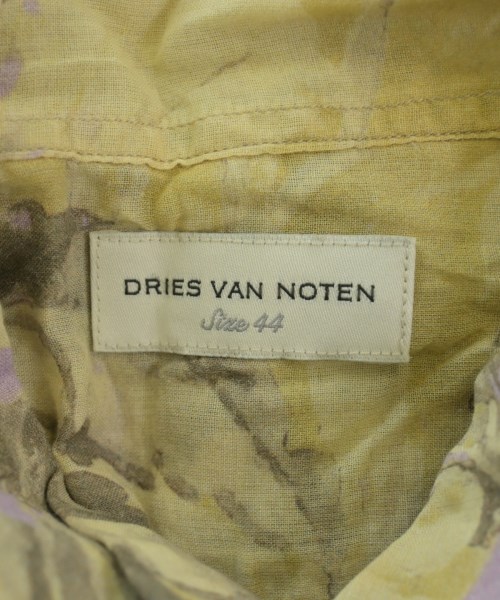 DRIES VAN NOTEN（ドリスヴァンノッテン）カジュアルシャツ 黄 サイズ:44(S位) メンズ/2200645937107