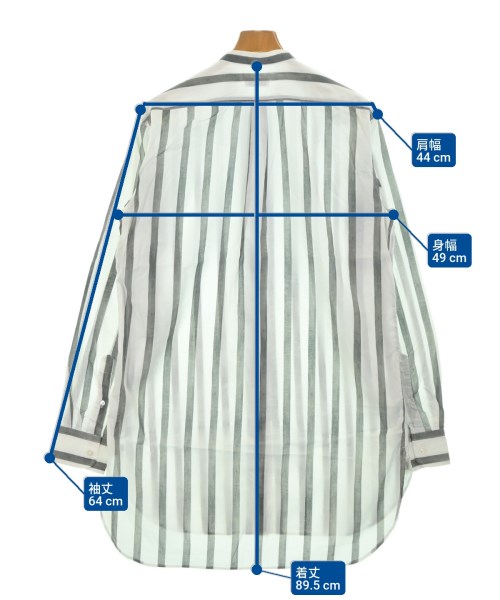 DRIES VAN NOTEN（ドリスヴァンノッテン）カジュアルシャツ 白 サイズ:46(M位) メンズ/2200645960082