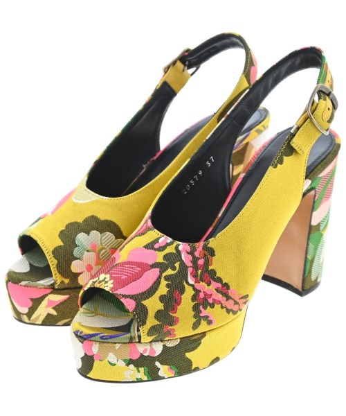 DRIES VAN NOTEN(ドリスヴァンノッテン)パンプス 黄 サイズ:EU37(23.5cm位)/2200646904108