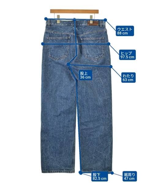 DRIES VAN NOTEN（ドリスヴァンノッテン）デニムパンツ 紺 サイズ:33(L位) メンズ/2200642060051