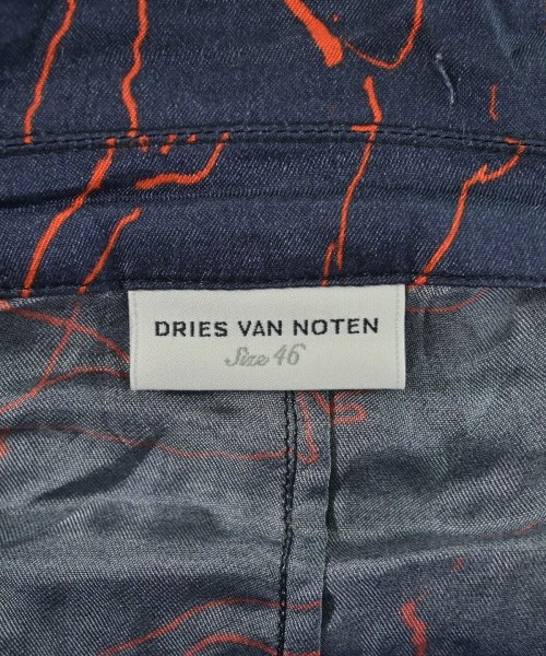 DRIES VAN NOTEN（ドリスヴァンノッテン）カジュアルジャケット 紺 サイズ:46(M位) メンズ/2200648080022