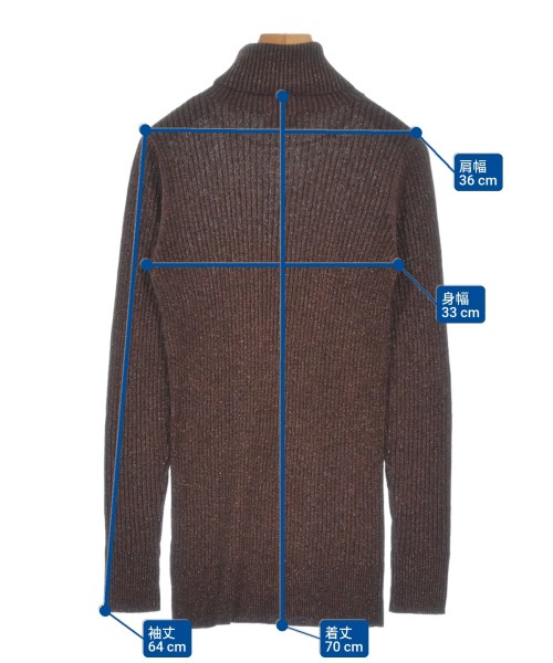 DRIES VAN NOTEN（ドリスヴァンノッテン）ニット・セーター 茶 サイズ:XS レディース/2200649237333