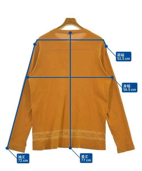 DRIES VAN NOTEN（ドリスヴァンノッテン）Tシャツ・カットソー 黄 サイズ:S メンズ/2200649576043