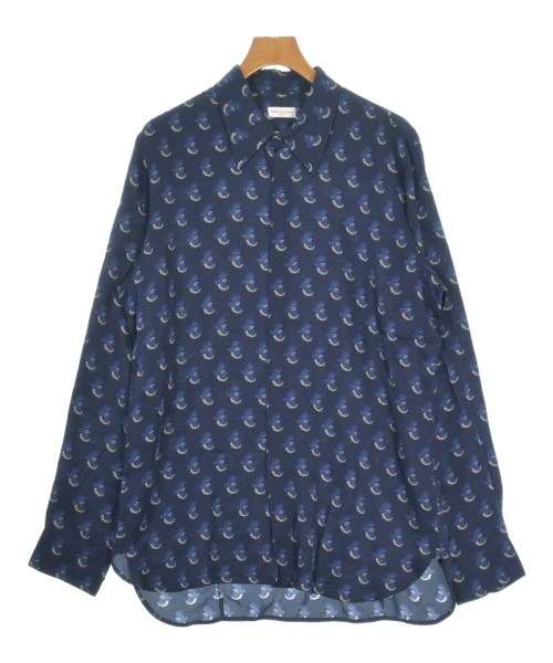 DRIES VAN NOTEN(ドリスヴァンノッテン)カジュアルシャツ 紺 サイズ:54(XXL位)/2200650590038