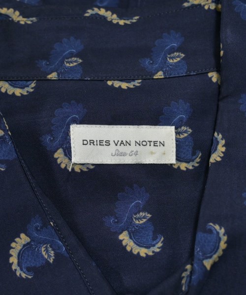 DRIES VAN NOTEN（ドリスヴァンノッテン）カジュアルシャツ 紺 サイズ:54(XXL位) メンズ/2200650590038