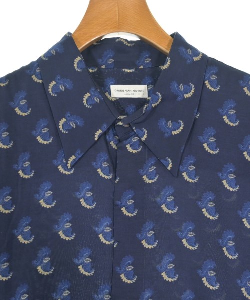 DRIES VAN NOTEN（ドリスヴァンノッテン）カジュアルシャツ 紺 サイズ:54(XXL位) メンズ/2200650590038