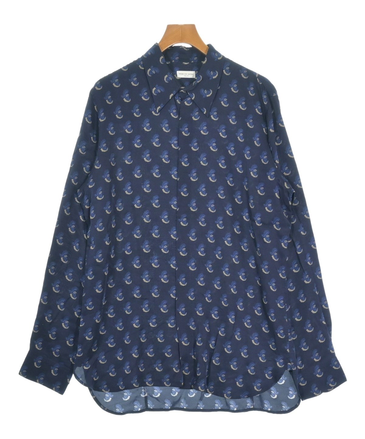 DRIES VAN NOTEN（ドリスヴァンノッテン）カジュアルシャツ 紺 サイズ