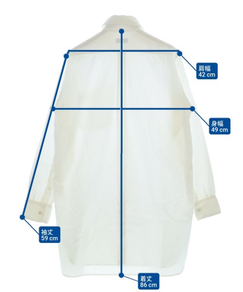 DRIES VAN NOTEN（ドリスヴァンノッテン）ブラウス 白 サイズ:36(XS位) レディース/2200650947054