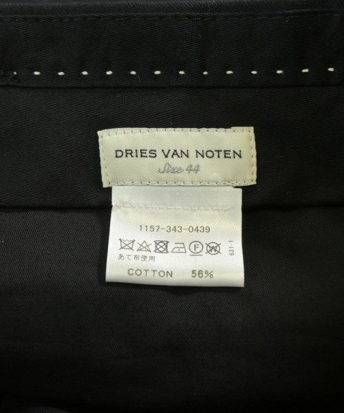 DRIES VAN NOTEN（ドリスヴァンノッテン）スラックス 黒 サイズ:44(S位) メンズ/2200651005050
