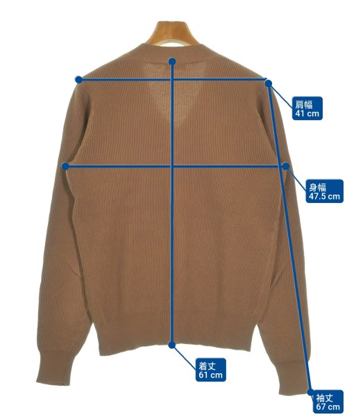 DRIES VAN NOTEN（ドリスヴァンノッテン）ニット・セーター 茶 サイズ:S メンズ/2200651005081