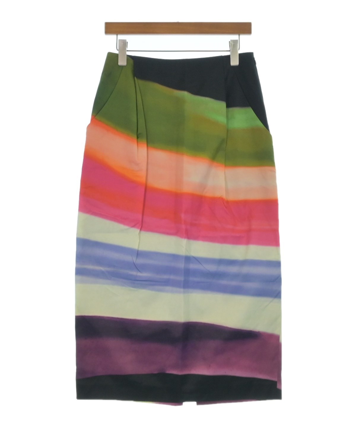 DRIES VAN NOTEN（ドリスヴァンノッテン）ロング・マキシ丈スカート 緑