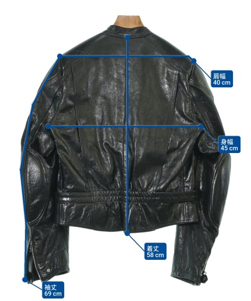 DRIES VAN NOTEN（ドリスヴァンノッテン）ライダース 黒 サイズ:S レディース/2200650737068