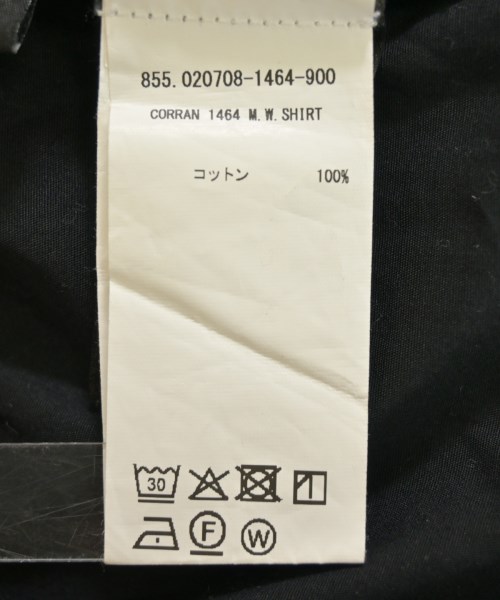 DRIES VAN NOTEN（ドリスヴァンノッテン）カジュアルシャツ 黒 サイズ:M メンズ/2200651661010