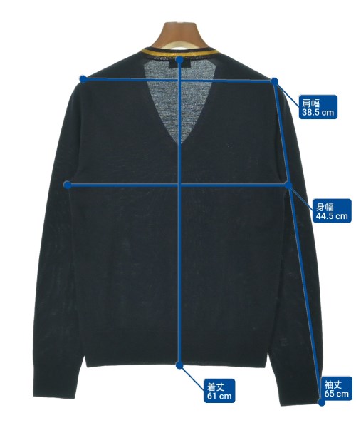 DRIES VAN NOTEN（ドリスヴァンノッテン）ニット・セーター 紺 サイズ:S メンズ/2200645035131