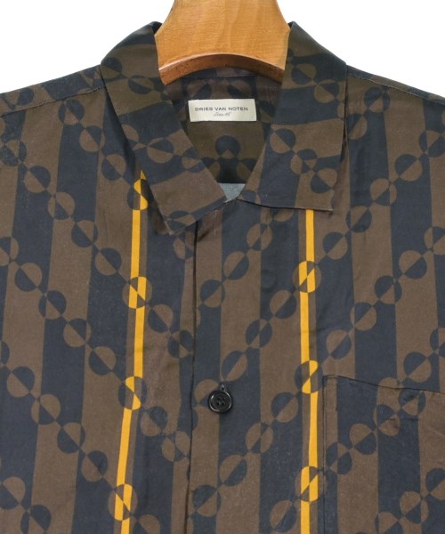 DRIES VAN NOTEN（ドリスヴァンノッテン）カジュアルシャツ 茶 サイズ:46(M位) メンズ/2200645035209