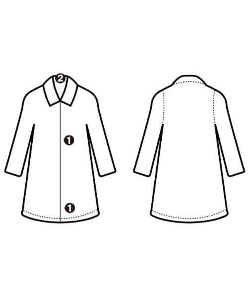 DRIES VAN NOTEN（ドリスヴァンノッテン）ステンカラーコート 白 サイズ:38(S位) レディース/2200640155056