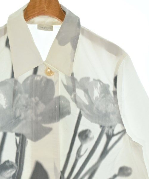 DRIES VAN NOTEN（ドリスヴァンノッテン）ステンカラーコート 白 サイズ:38(S位) レディース/2200640155056