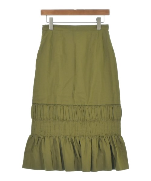 DRIES VAN NOTEN（ドリスヴァンノッテン）ロング・マキシ丈スカート カーキ サイズ:34(XXS位) レディース/2200653398044