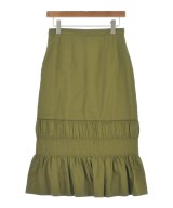 DRIES VAN NOTEN（ドリスヴァンノッテン）ロング・マキシ丈スカート カーキ サイズ:34(XXS位) レディース/2200653398044