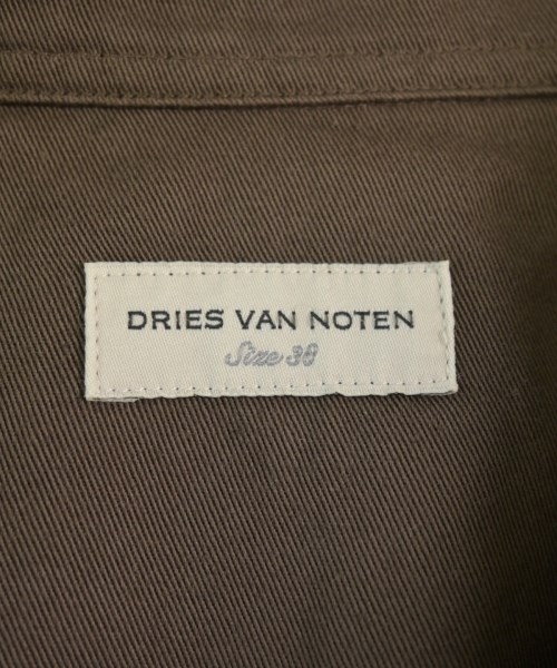 DRIES VAN NOTEN（ドリスヴァンノッテン）シャツワンピース 茶 サイズ:38(S位) レディース/2200702242014