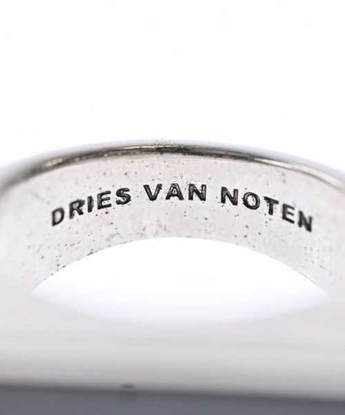 DRIES VAN NOTEN（ドリスヴァンノッテン）リング 黒 サイズ:M(20号位) メンズ/2200702517013