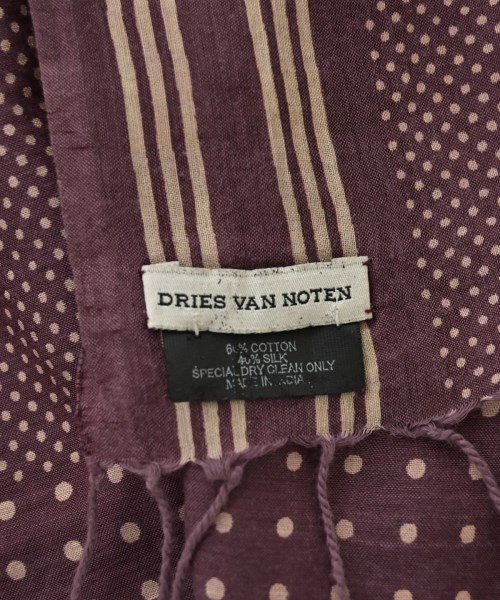 DRIES VAN NOTEN（ドリスヴァンノッテン）ストール 紫 サイズ:- メンズ/2200703268204