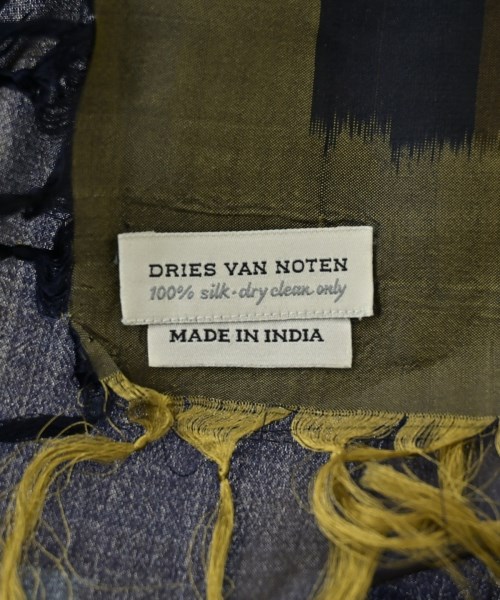 DRIES VAN NOTEN（ドリスヴァンノッテン）ストール カーキ サイズ:- メンズ/2200703268211