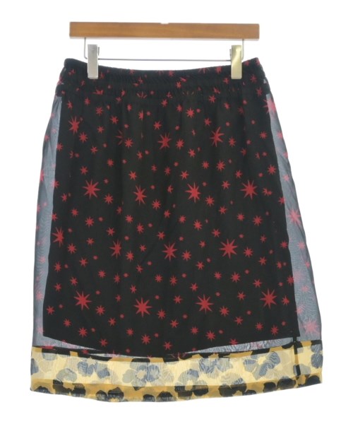 DRIES VAN NOTEN（ドリスヴァンノッテン）ひざ丈スカート 黒 サイズ:36(XS位) レディース/2200699859134