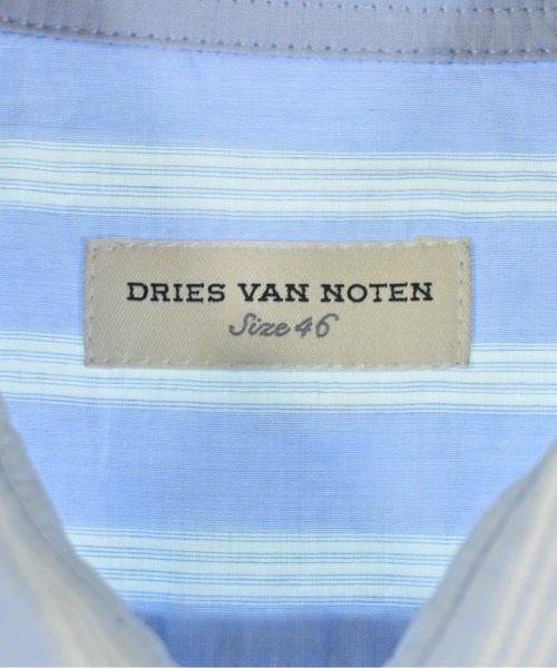 DRIES VAN NOTEN（ドリスヴァンノッテン）カジュアルシャツ 青 サイズ:46(M位) メンズ/2200702518171