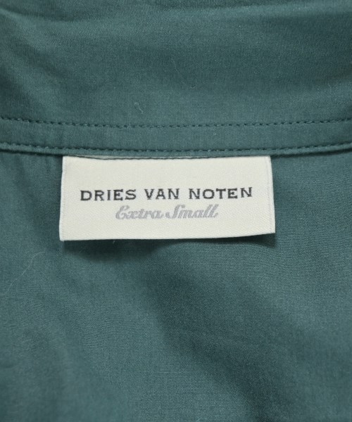 DRIES VAN NOTEN（ドリスヴァンノッテン）シャツワンピース 緑 サイズ:XS レディース/2200703668554