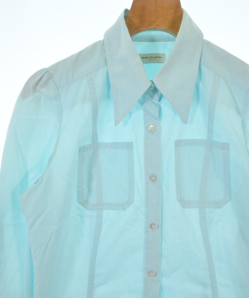 DRIES VAN NOTEN（ドリスヴァンノッテン）カジュアルシャツ 青 サイズ:38(S位) レディース/2200704979024